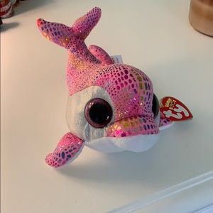 Sparkly stuffed beanie boo dolphin